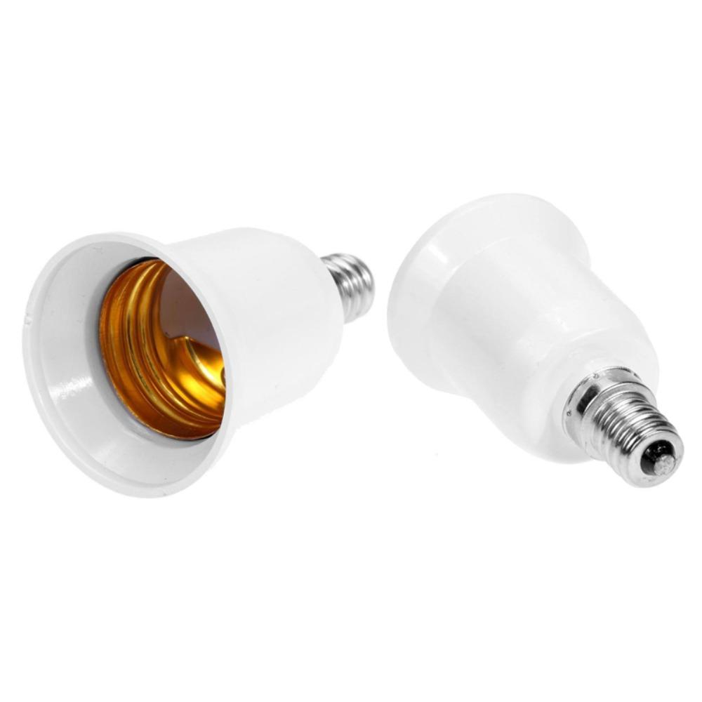 

1Pcs Fireproof Lighting Accessories E14 To E27 Lamp Holder Bulb Adapter Converter Socket Base