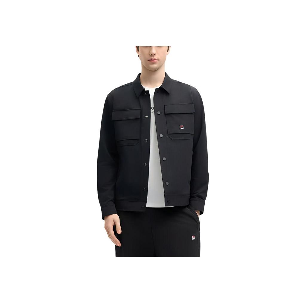 New FILA Leisure Sports Series Knitwear Men's Jet Black F11M528501FBK