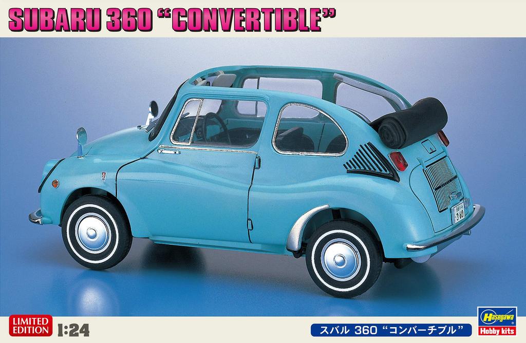 Hasegawa Subaru 360 Convertible Plastic Model Kit 20494 1/24