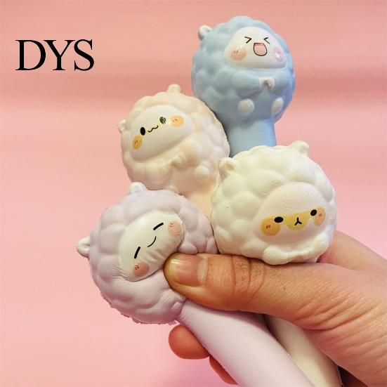 Cartoon Pen Quick Drying Gel Smooth Writing Decompression Cute Sheep Squeeze School Supplies Creative