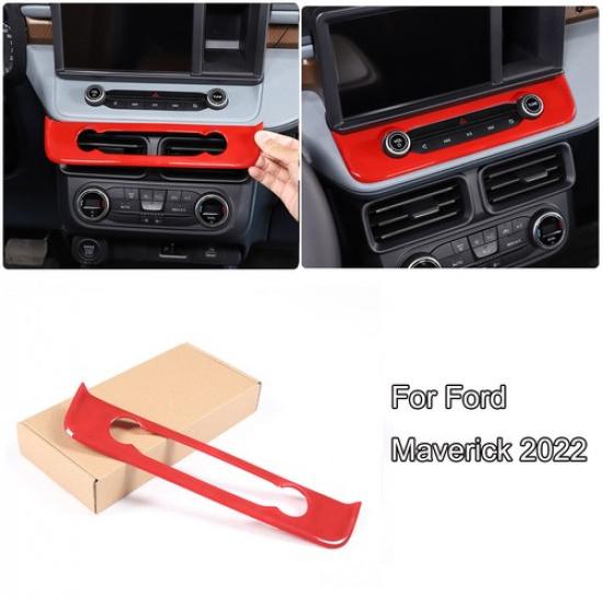 Für Ford Maverick -23 Rote Mittelkonsolenrahmen Zierabdeckung