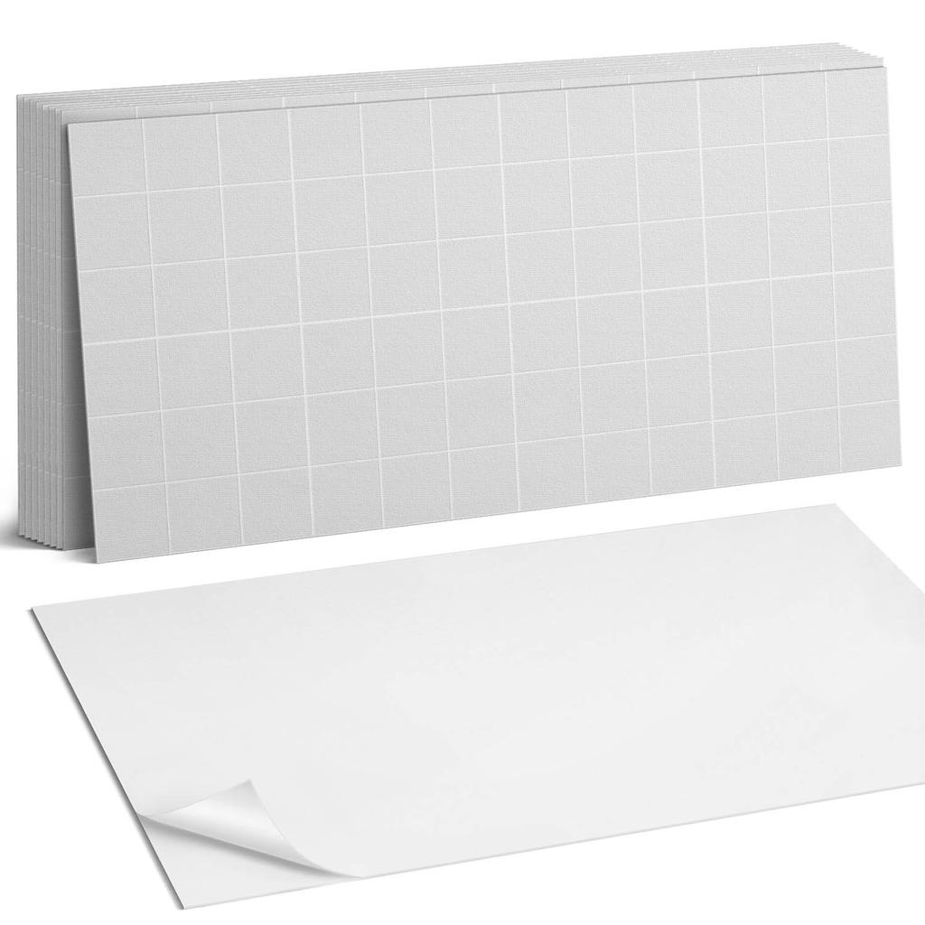 Set of PVC tiles with a pattern for the living room. Self-adhesive. Uniform pattern tiles 10x40x20 cm.