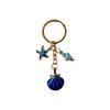 Gold Tone Shell Keychain Alloy Seashell Keychain New Bag Charm  Backpack Accessory