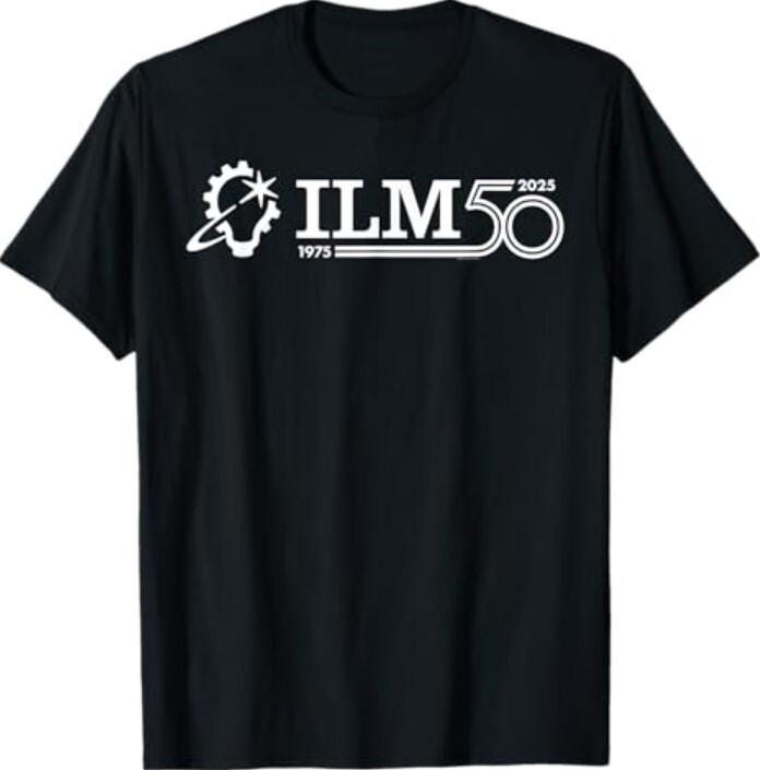 Футболка с логотипом Industrial Light & Magic (ILM) в честь 50-летия S разноцветный