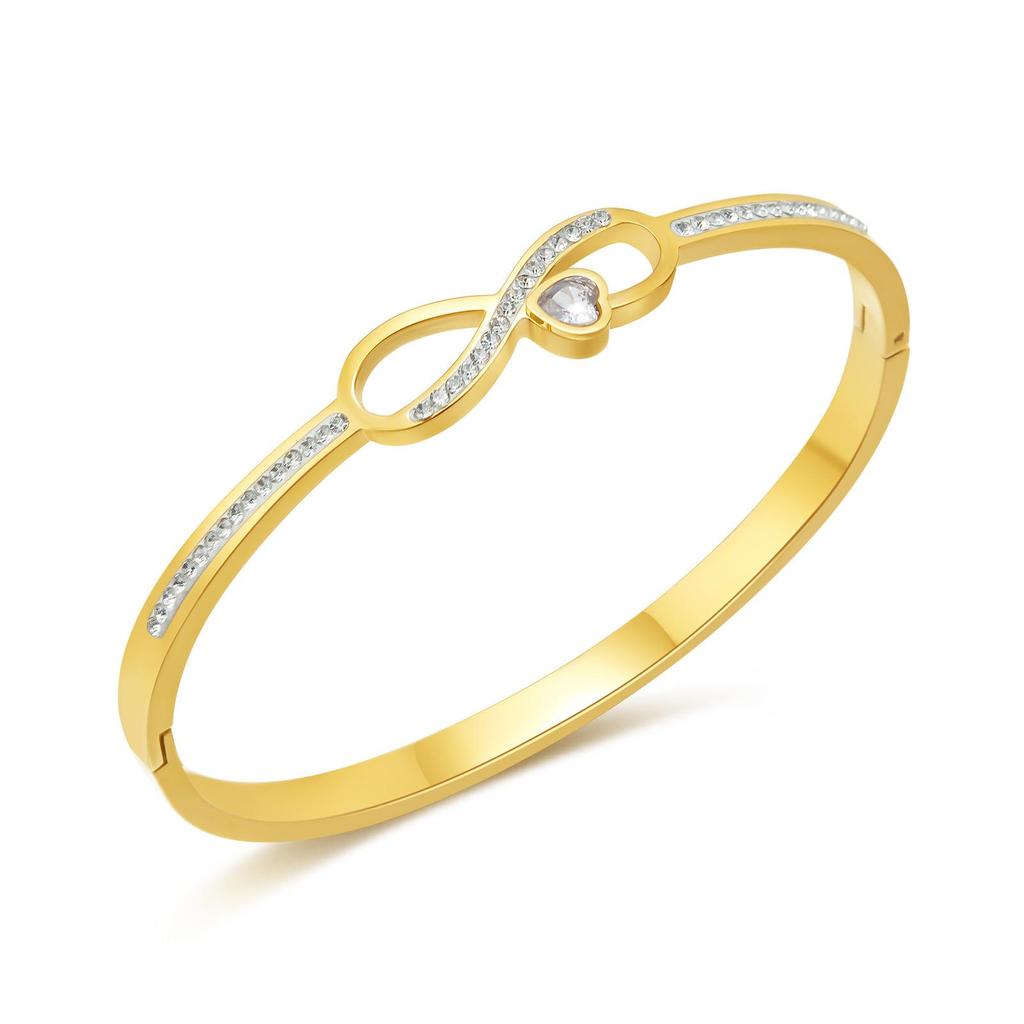 French Minimalist Titanium Steel Bracelet - High-End, Versatile, Light Luxury Design