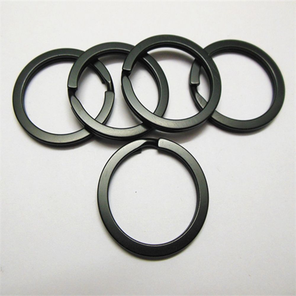 5/10pcs DIY Locking Key Holder Stainless Steel Carabiner Keys Ring Keyring Connectors EDC Keychain
