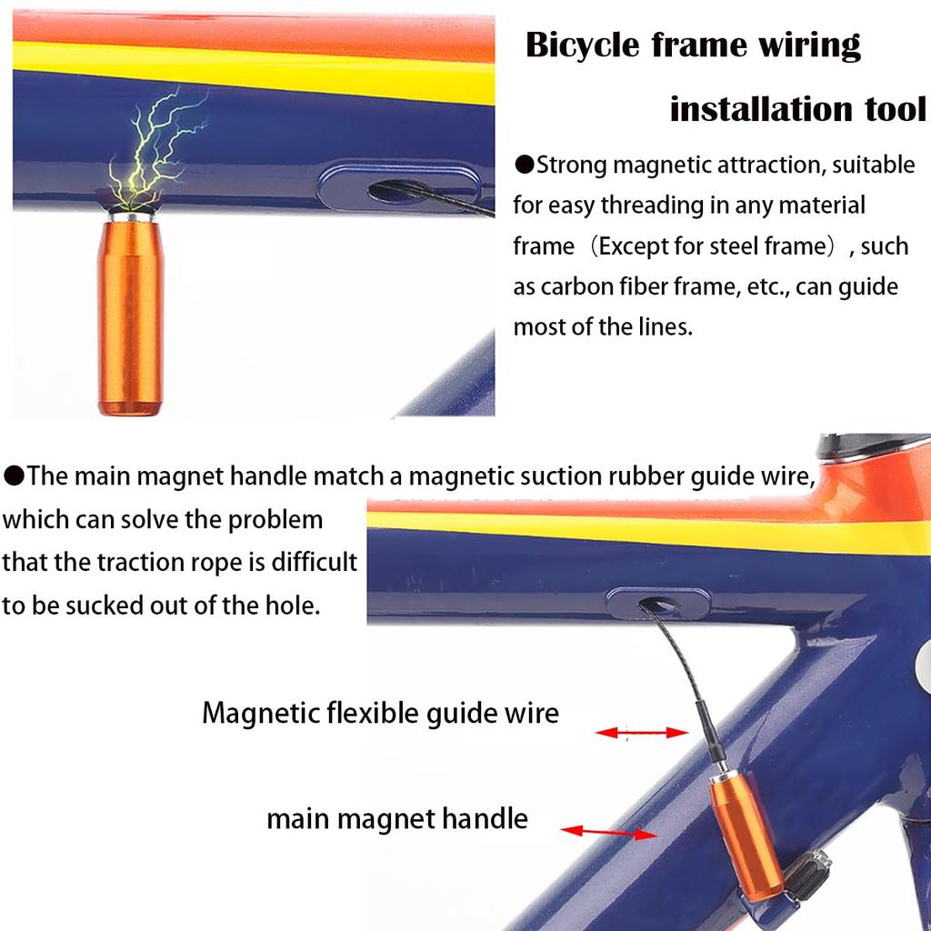 CTRICALVER Bike Internal Cable Routing Tool Kit, for Bicycle Frame
