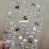 Butterfly Bow Stickers & Cute Rabbit 3D DIY Nail Art Set