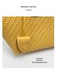 Chic Woven Tote Bag - Stylish, Large-Capacity Shoulder Bag for Casual Daily Commutes