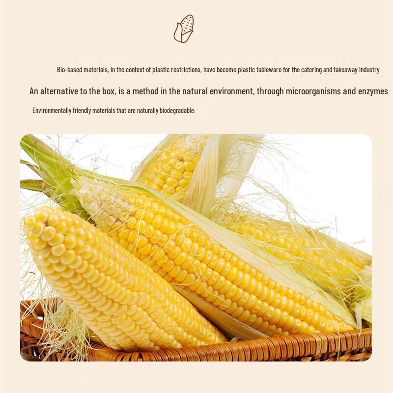 Compostable 1200ml Round Takeaway Meal Bowl