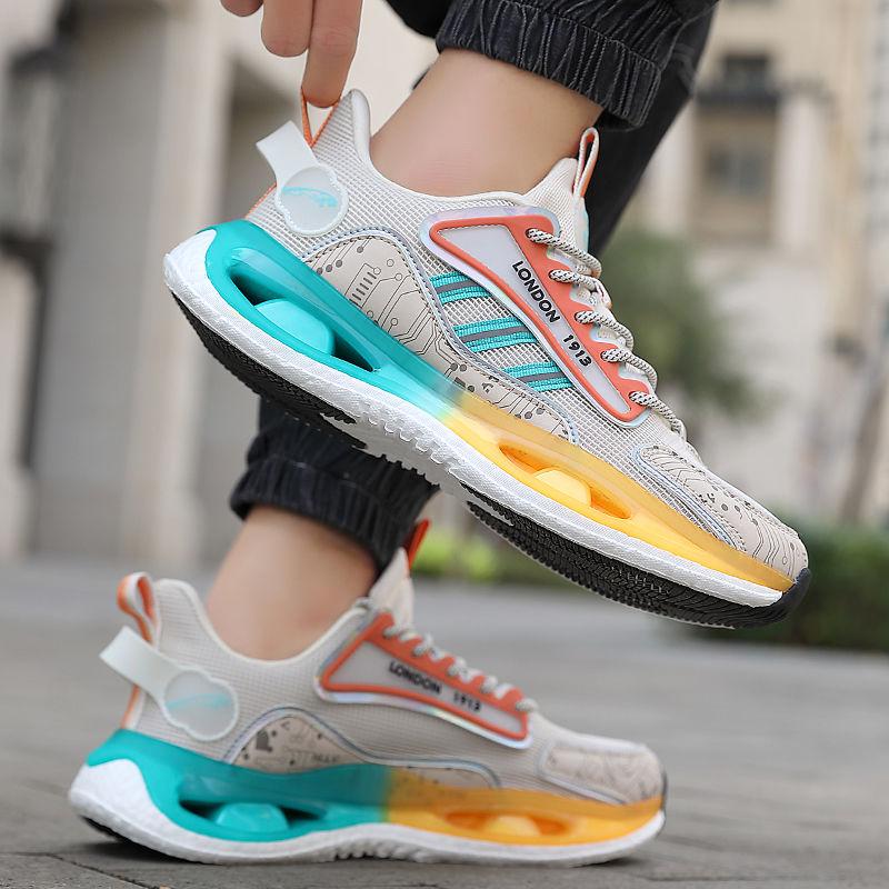 Mesh Thick Platform Male Shoes Men's Casual Sneakers Running Jogging Light Trend 2025 on Sale 39 Korean Wide Stylish Summer Y2k