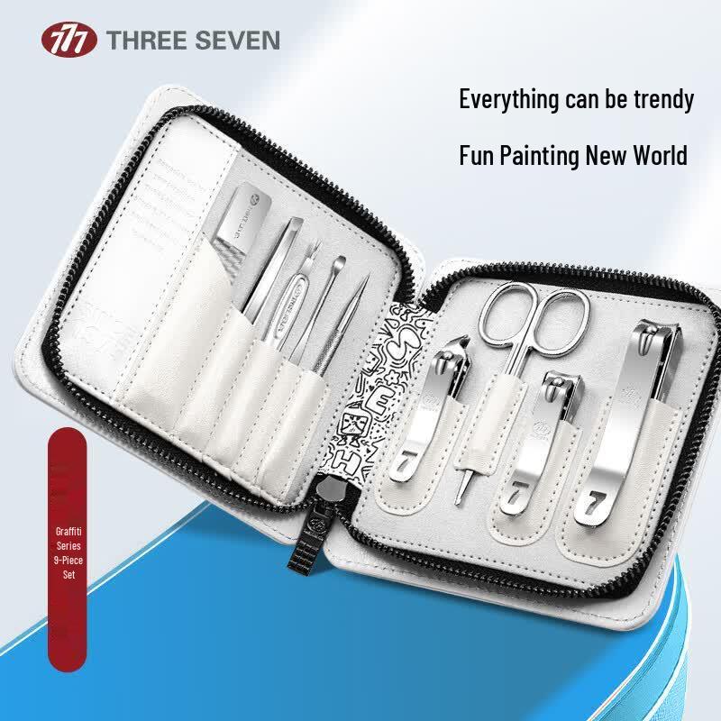 777 Three Seven Trendy Graffiti 9-Piece Manicure Set