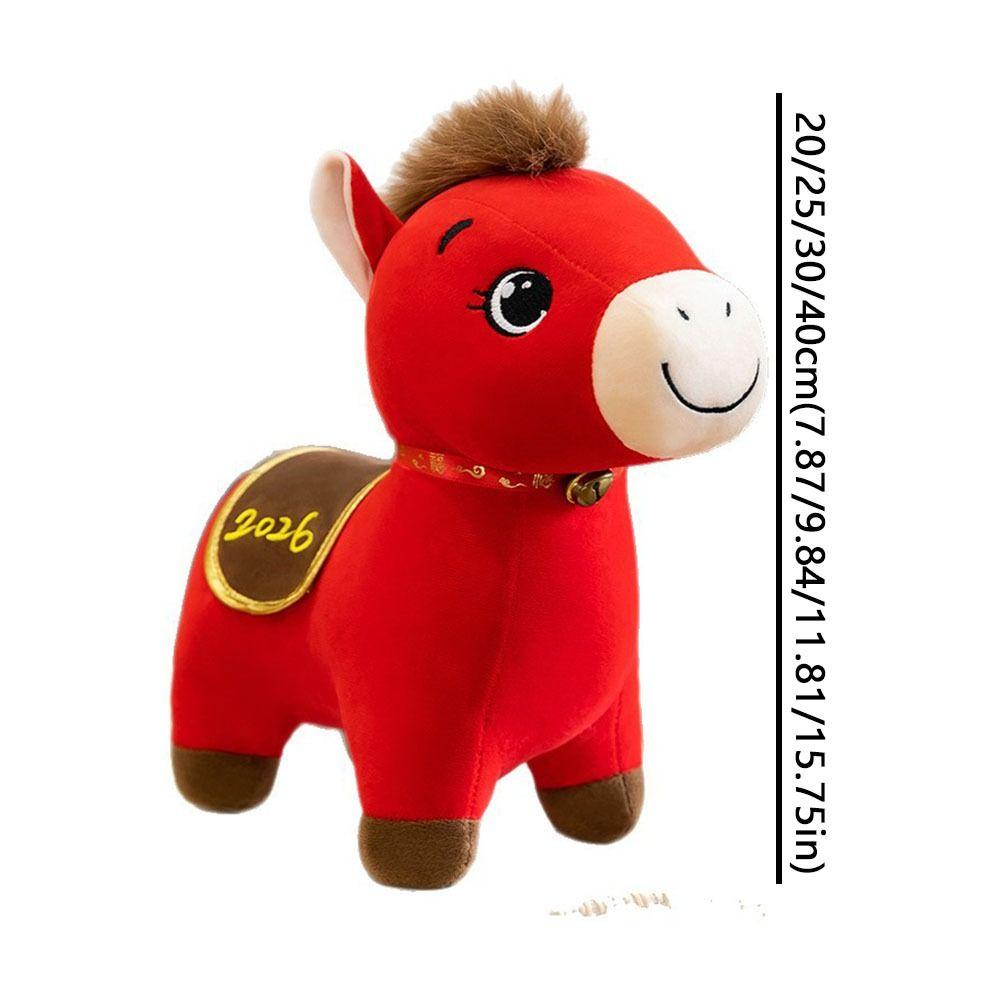 Soft Stuffed Zodiac Horse Figurine 2026 Horse Year Pony Animal Toys  Birthday Gift