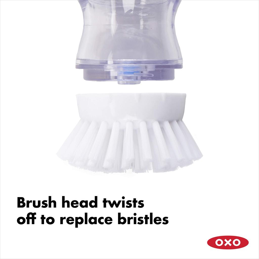 OXO Kitchen Brush One Push Detergent Comes Out Palm Brush