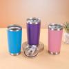 20oz Multicolor Double-Wall 304 Stainless Steel Car Thermos with Lid