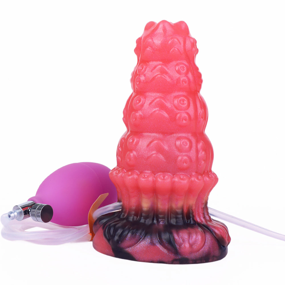 Sanja Inflatable Squirting Dildo 14.8Cm X 7.1Cm Realistic Dildos