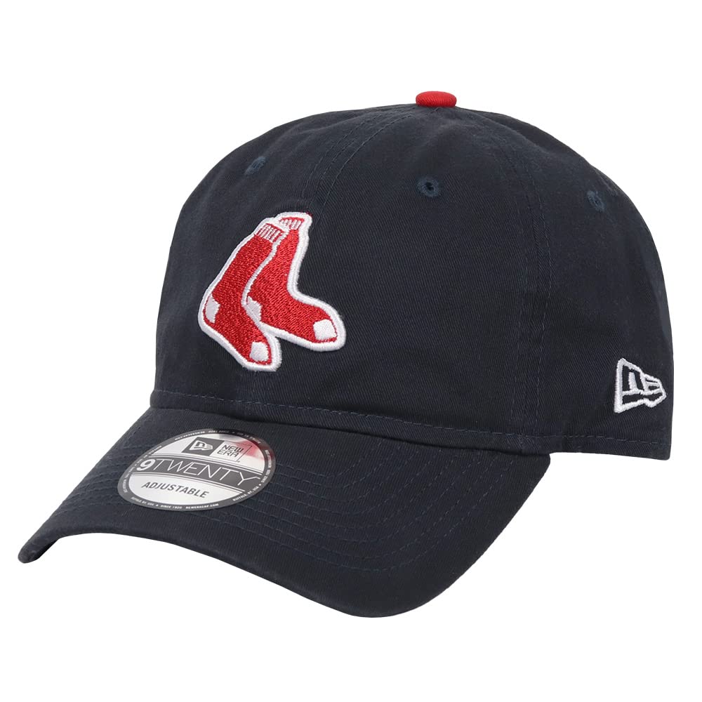 

New Era Cap NewEra 9TWENTY CAP MLB Logo Major League Low Cap Hat Red Sox Socks Logo Navy Navy 6023523 Free Size Men s Women s [Item]