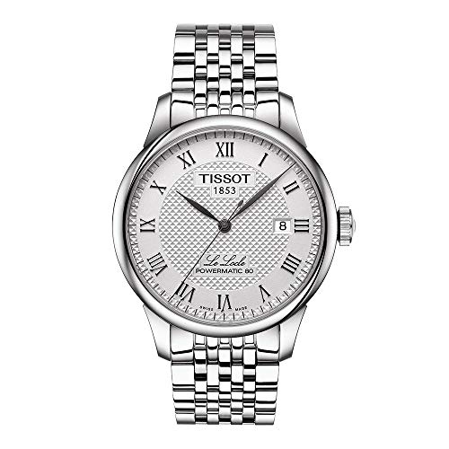 Tissot Le Locle Automatic Powermatic 80 Watch, Silver Dial, Bracelet, Men's, T0064071103300