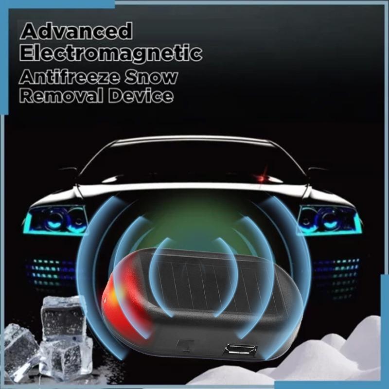 2PCS Auto Interferences Antifrost Device Electromagnetic Defroster Suitable for Quick Window Deicing & Clear Visibility