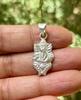 999 Sterling Silver Lord Ganesha, Ganesh Pendant, Wearing Temple, Puja Jewelry, Hindu Locket, Handmade, Handcrafted