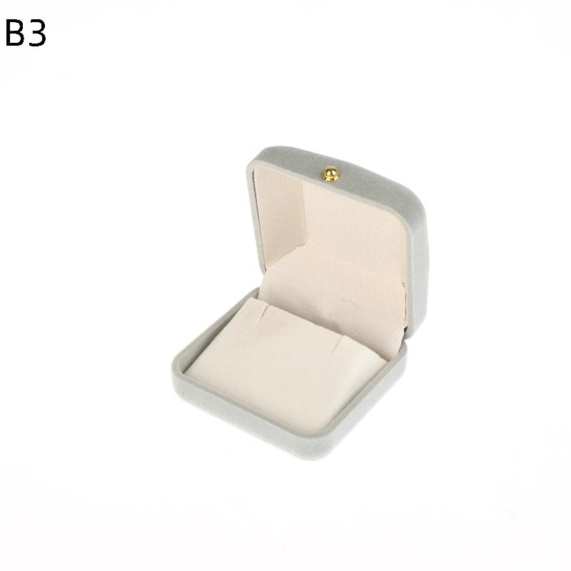 Velvet Jewelry Box Rings Necklaces Earrings Pendants Storage Box For Women Jewelry Packaging