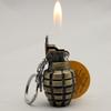Electroplated PUBG Grenade Keychain Windproof Lighter Pendant
