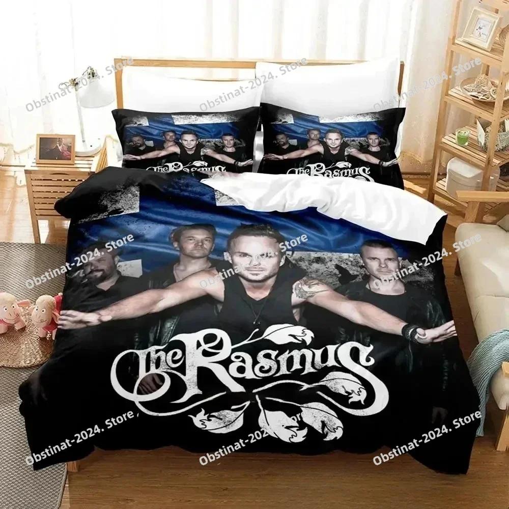 3D tisk The Rasmus Povlečení s povlakem na polštář Potah na přikrývku Měkké Jednolůžko Dvojlůžko Queen Super King Velikost Pro Kluky Dospělé