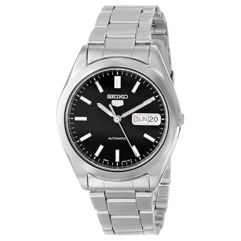 

SEIKO 30 meters waterproof Automatic Steel Strap 36mm women s watch black dial SNX997 чорний