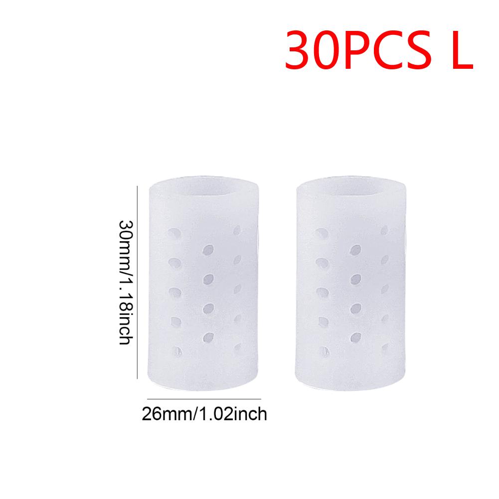 Toe Covers Transparent Silicone Toe Sleeves Breathable Toe Caps for Bunion Corns Hammer Toe Blisters Calluses