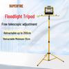 SupFire Heavy-Duty Adjustable Floodlight Tripod