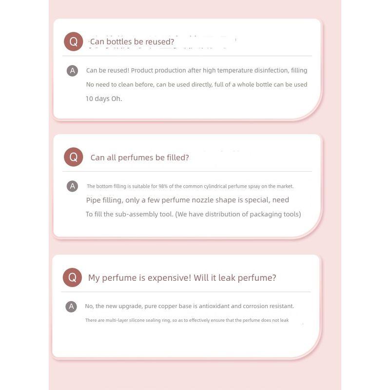 Travel Portable Spray Cosmetics Perfume Sub-Bottles