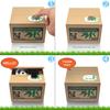 Panda Cat Thief Money Boxes Toy Piggy Banks Gift Kids Money Boxes Automatic Stole Coin Piggy Bank Money Saving Box Moneybox