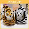 Tiger Plush Toy With Pp Cotton Filling Soft Short Fur Animal For Kids Gifts