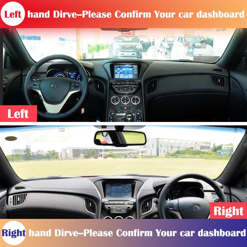 for Hyundai Genesis Coupe 2008 -2016 Anti-Slip Mat Dashboard Cover Pad Sunshade Dashmat Car Accessories 2012 2013 2014 2015 2016