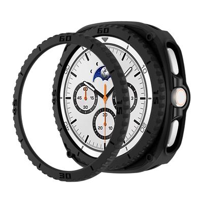 Cover+Scale Protective Ring For Samsung Galaxy Watch 8 Classic 46mm Accessories Hard PC Bumper Shell Galaxy Watch 8 Classic Case