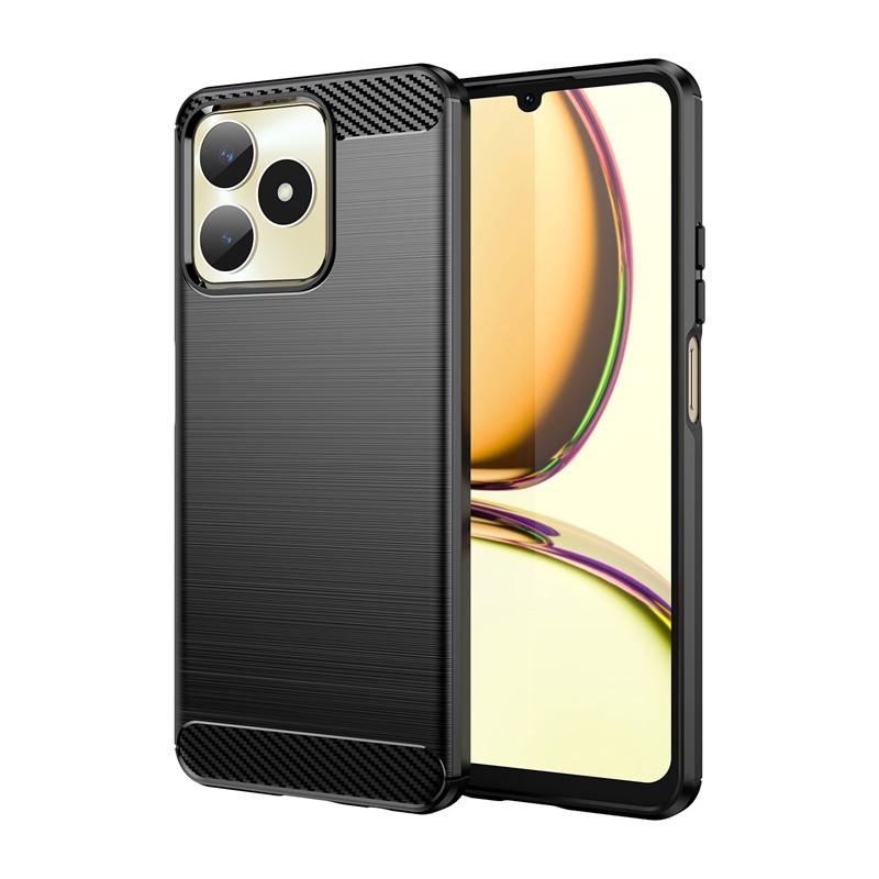 For Realme C51 Case Realme C51 C53 C55 Cover Anti-Slip Cases Shockproof Silicone Soft TPU Protective Phone Back Cover Realme C51