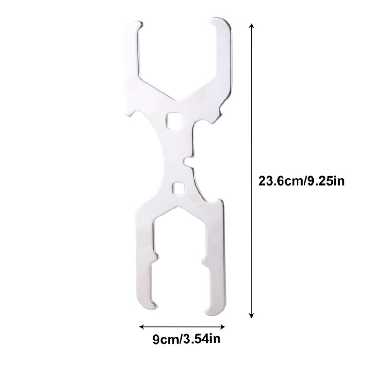 Sink Wrench Plumbers Sink Strainer Wrench Double Ended Tap Tool Useful Accessory for Plumbing Installations