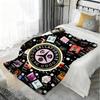 Singer D-Dellafuente Torii Yama Throw Kid-Friendly Flannel Throw Blanket Soft Warm Anti-Static Washable All Season