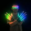 Colorful Remote-controlled Glove and Glasses Set, Multi-colored Glowing Gloves, Stage, Nightclub, Bar, KTV, Internet Celebrity, Flashing Gloves