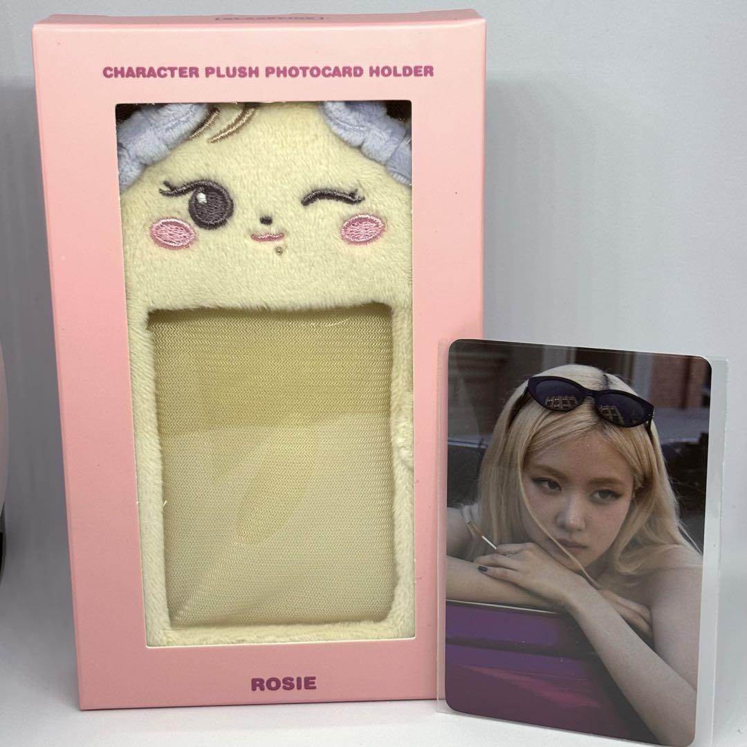 

[Б/У] Фотокейс Blackpink с торговой карточкой, Кейс для торговых карточек Rosé DEADLINE