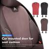 dnsh2 Car Logo Seat Cover Anti Scratch Seat Protector Cushion Auto Accessories For Mitsubishi Outlander Pajero Sport Lancer EX ASX