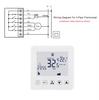 Latest HY08AC-2 Fan Coil Central Air Conditioners Thermostat HVAC Touch Smart Thermostat WIFI Tuya Home Thermostat