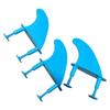 3 Pcs Durable Surfing Fins and Screws Set TPU Soft Tops Surfs Fins Replacement Soft Surfboard Fins Tail Thrusters Fins