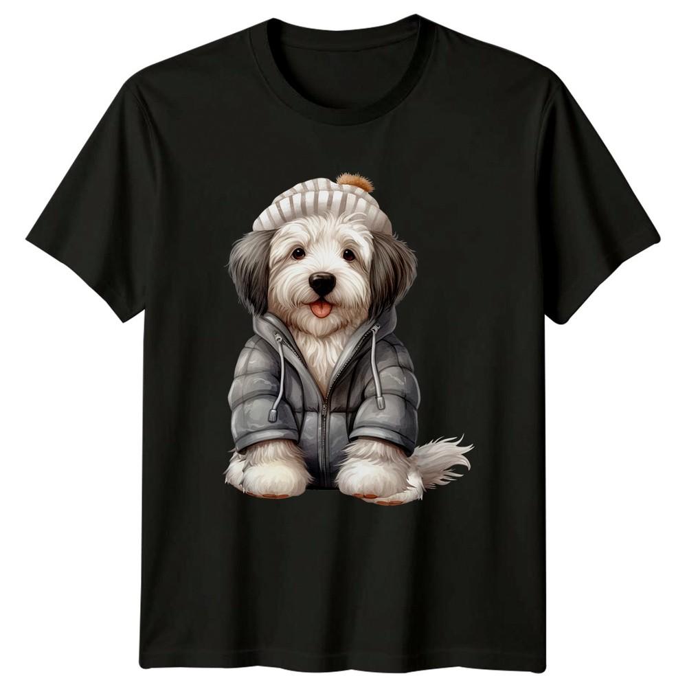 Winter Dog Animals Graphic Tee Unisexs TShirt Unisexs Tee Unisex Top