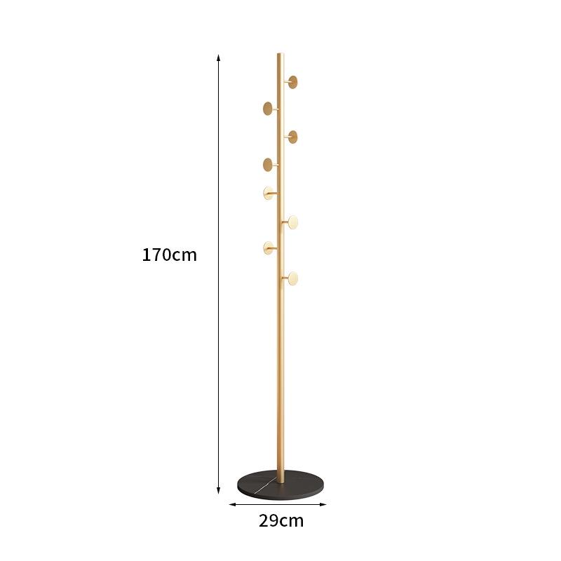 Elegantní kovový stojan na oblečení a úložná police na podlahu do ložnice a obývacího pokoje