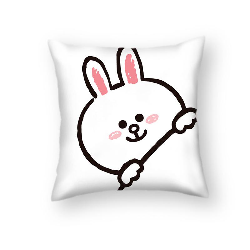 New Cartoon Doll Home Cute Pillow Cushion Cover Couple Gift Nap Sofa Car Gift Pillow