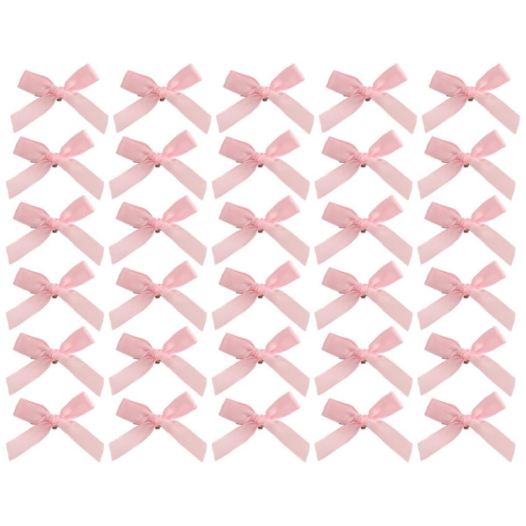 Ballet Style Ribbon Bow Duckbill Clip - Sweet 4cm Hair Accessories