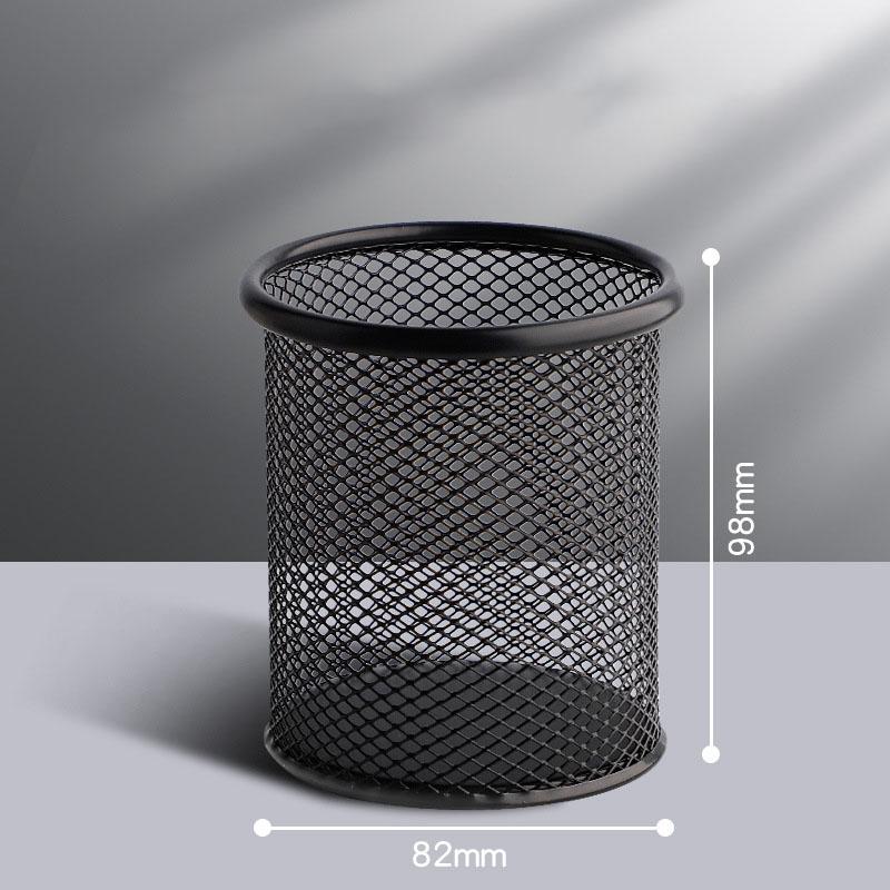 Metall Stifthalter 1 Stück Büro Schreibtisch Student Stiftbehälter Aufbewahrungsbox große Kapazität super groß Eisengitter einfach Stifthalter für Kinder