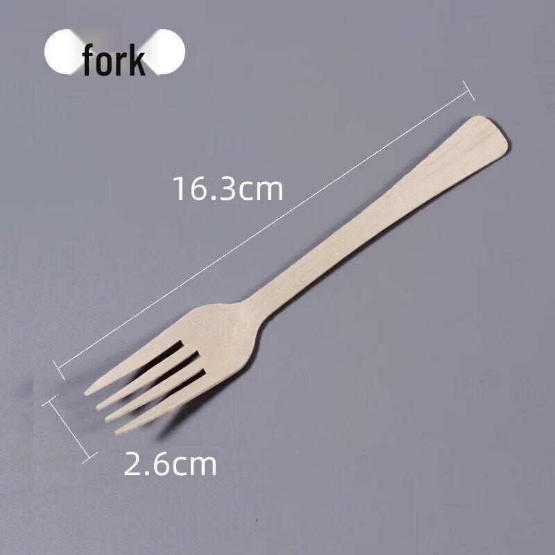 ZISIZ Disposable Paper Cutlery Set
