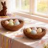 16Pcs Artificial Bird Nest for Garden Decor Small Bird Nests Crafts Photography Prop Decorative Nest Ornaments Set